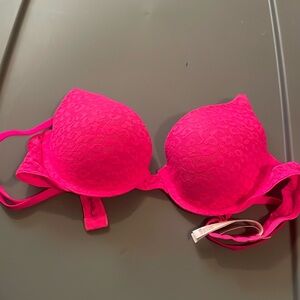 Pink bra